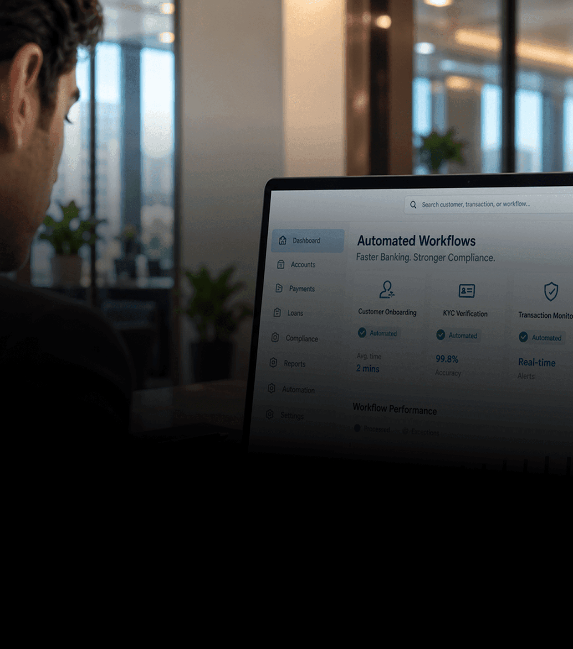 Automating banking workflows